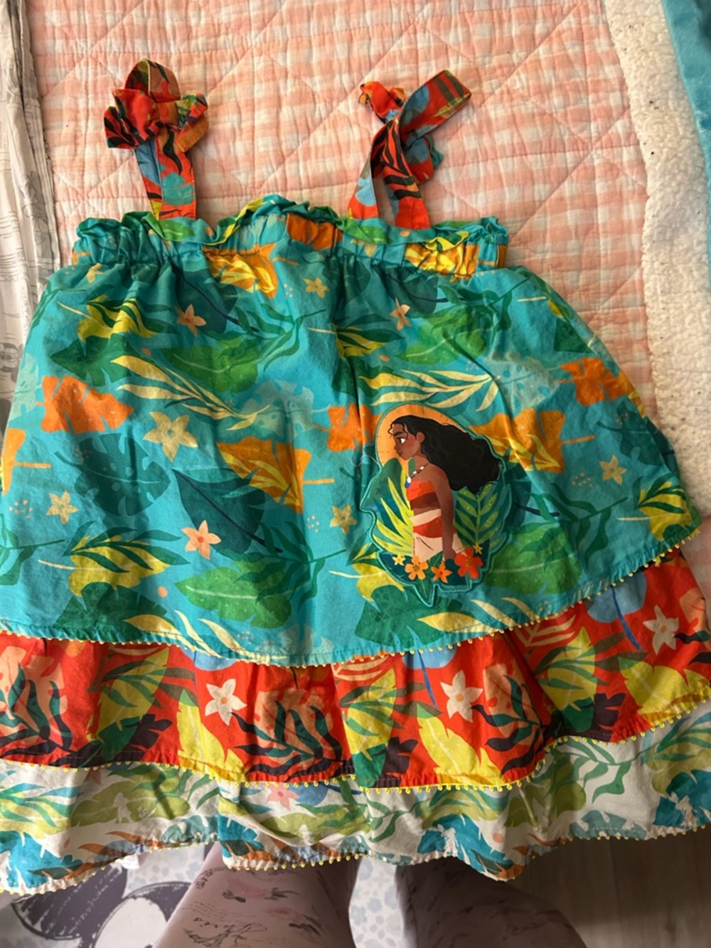 Disney Princess Moana girls dress 5/6 NWOT